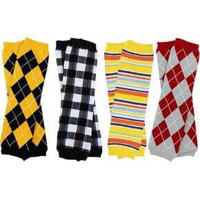juDanzy newborn 4-pack baby leg warmers (Newborn- 15 pounds) (Variety Set)