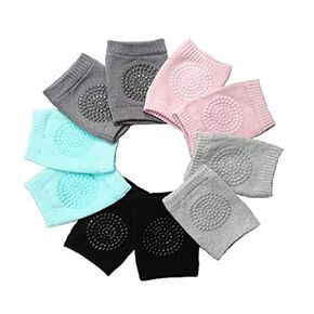 Baby Knee Pads,Anti-Slip Crawling Knee Pads Toddler Elastic Knee Leg Warmers Elbow Pads Protector Toddlers Kneepads 5 Pairs, Baby Knee Pads