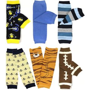 Bowbear Baby & Toddler Boys Set of 6 Assorted Leg Warmers