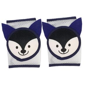 1Pair Knee Pads for Crawling Breathable Protector Leg Warmers for Boys with Fun Fox Design Skin Friendly for Comfort and Protection