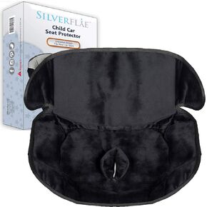Piddle Pad Car Seat Protector by Silverflye- Crash Test Safety Certified- Waterproof Liner- Potty Training Seat Saver Pads for Infants Baby and Toddlers- Leak Free Technology- Machine Wash and Dry