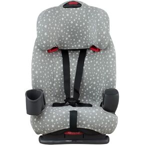 JYOKO Kids Cover Liner Compatible with Graco Nautilus 100% Cotton Made in Spain (White Star)