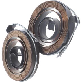 Homoyoyo Drill Press Quill Return Spring Set 2pcs Coil Spring Strong Steel Construction Fit Easy to Install