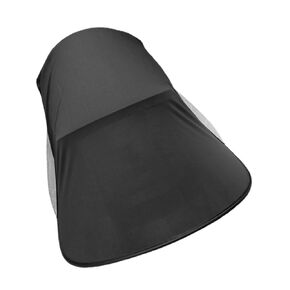 1pc Cart Awning UV Window Cover Stroller Protection Windscreen Sunshade Zippered Protector Cooling Canopy Adjustable Portable Shade Black