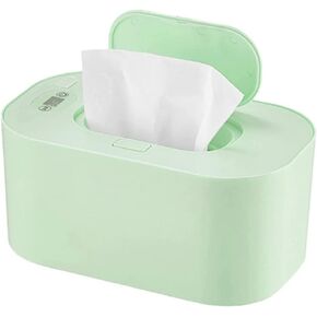 Baby Wipe Warmer, Portable Large Capacity Wipes Warmer Dispenser with LED Display, 40-60° Adjustable Baby Wet Wipes Warmer for Home Car Travel Use (Pink)