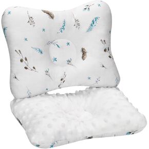 2-6 Year Old Toddler Pillow with Soft Dot Fabric,Machine Washable,100% Cotton Kids Pillows for Sleeping,Breathable and Skin-Friendly,Kids Sleeping Pillow
