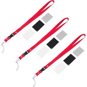MERRYHAPY 9pieces Neutral Grey Exposure Photography Cards for Camera Video with Lanyard Strap Accurate Portable for Professional Photography and Videography