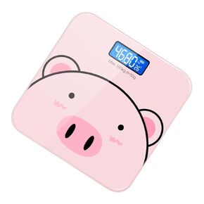 1Pc Cartoon Body Weight Multi Function Precision Electronic with Charging Auto Shut Down for Home Use Present for Friends and Family