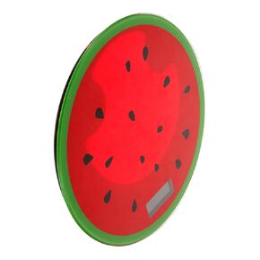 Cartoon Watermelon Weight Scale Decorative Electronic Fitness Scale Tempered Body Weight Measurement for Home Cute Design with Easy to Read Display Non Slip Feet
