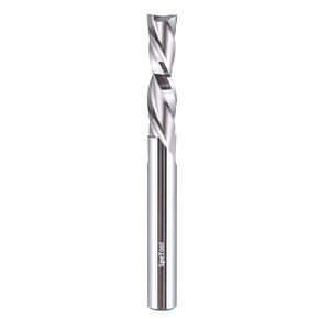 SpeTool 5PCS Spiral Downcut Router Bits 1/4" Shank 1" Cutting Length Solid Carbide CNC Router Bit Set End Mills for Plunge Router Wood Carving