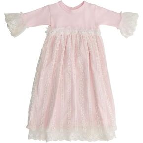 Haute Baby Precious Blush Newborn Girl Valentine's Day Take Me Home Gown (Multicolor)