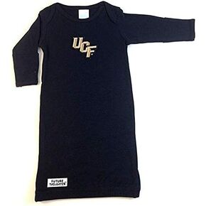 UCF Central Florida Knights Baby Black Layette Gown 0-3 Months