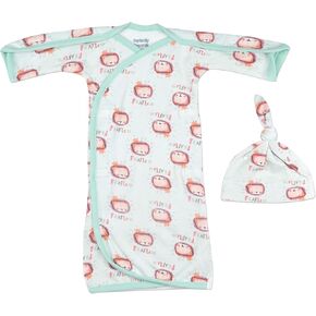 Open-Shoulder Ultra Soft NICU Crossover Baggette Gown - Preemie (3-6lbs) & Newborn (5-8lbs)