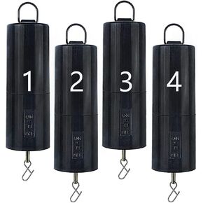 4Piece Wind Spinner Motor Battery Operated Rotating Motor Multi-Purposes for Wind Spinner Yard Decor