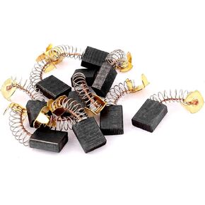 Carbon brushes,Carbon brush, 5 Pair Generic Electric Motor Carbon Brush Replacement 18mmx13mmx6mm