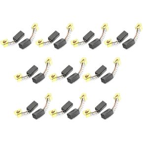 Carbon brushes,Carbon brush, 10 Pairs 33/64" x 1/4" x 15/64" Motor Carbon Brushes for Power Tool