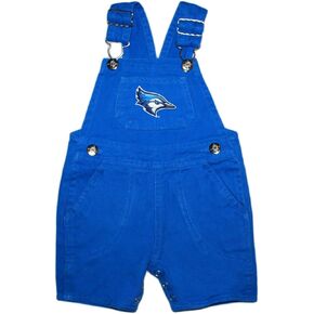 Creative Knitwear Creighton University Bluejay Baby and Toddler Short Leg Overalls