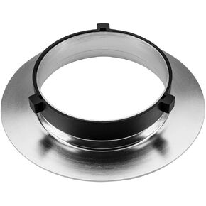 150mm Low Profile Speedring Insert for Bowens, Maximizes Flashpoint XPLOR600 Series Monolights with Bowens Modifiers, Metal, Softbox, Beauty Dish