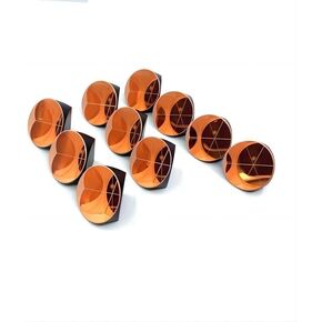 10 Copper-Plated 1-inch Corner Cubes with a Diameter of 25.4mm and Three-Sided retroreflectors(Copper Plating)