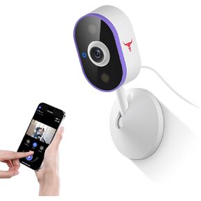 Indoor Wi-Fi Surveillance Home Security Camera with FHD Video, Night Vision, Motion Detection, Two Way Audio, Cloud Storage, 2.4G only