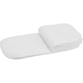 10pcs Baby Cloth Diaper, Modern Nappy Liner Cloth Diaper Insert with Three Layers Insert, Reusable for Four Seasons (Six layers (32 * 12cm))