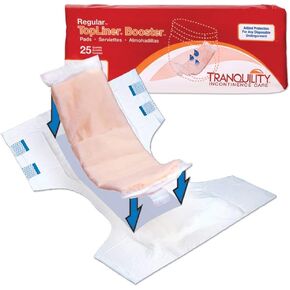 Tranquility 2070 Topliner Booster Pad Diater Diaper Iserts 200/Case