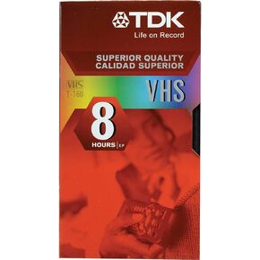 TDK T-160 VHS Video Tapes - 10 Pack