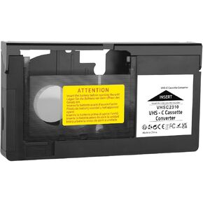 VHS C Tape Cassette Adapter VCR Player Video Cassette Player for Camcorders