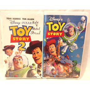 الكثير من أشرطة childrens VHS ، قصة لعبة VHS ، Toy Story 2 VHS
