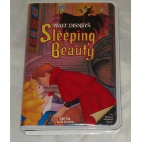 Walt Disney Sleeping Beauty BETAMAX Video Cassette Beta Tape