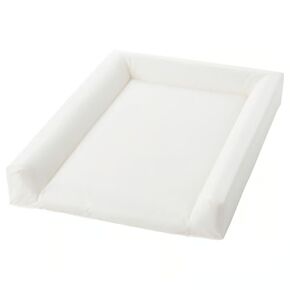 Baby Foam Contoured Changing Pad – Waterproof Cover, White, Soft & Durable Changing Mat for Nursery, 18.9 x 29.1 Inches