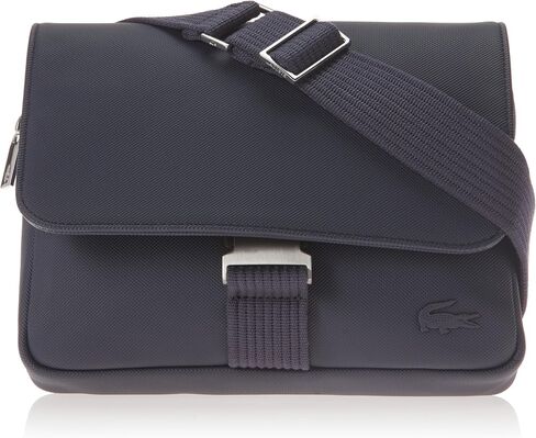 Lacoste Classic Messenger Bag, Black in Saudi Arabia