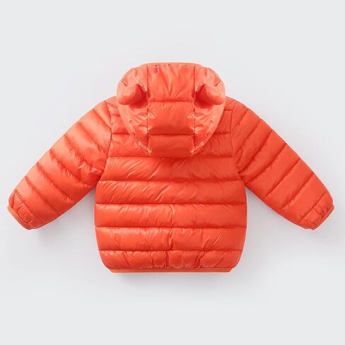 Boys and Toddler's Lightweight Packable Puffer Jacket Baby Girls Winter Coat Cute Bear Ears Hooded 4t Outfits Boys in Saudi Arabia