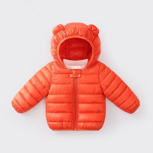 Boys and Toddler's Lightweight Packable Puffer Jacket Baby Girls Winter Coat Cute Bear Ears Hooded 4t Outfits Boys in Saudi Arabia