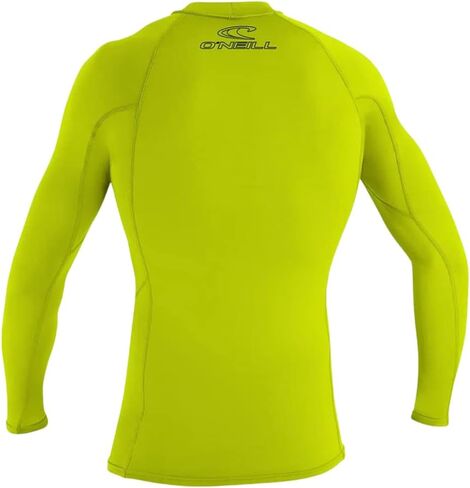 O'Neill Youth Basic Skins UPF 50+ Short Sleeve Rash Guard, Lime, 10 in Saudi Arabia