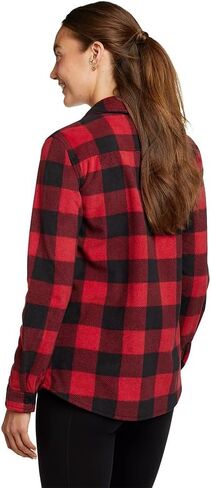Eddie Bauer Women's Fast Fleece Shirt Jacket, Dusty Blue in Saudi Arabia