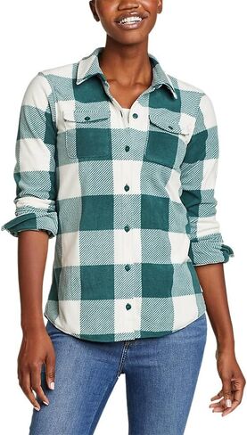 Eddie Bauer Women's Fast Fleece Shirt Jacket, Dusty Blue in Saudi Arabia
