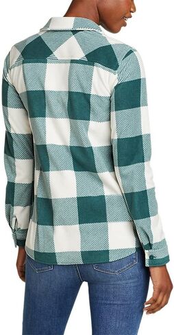 Eddie Bauer Women's Fast Fleece Shirt Jacket, Dusty Blue in Saudi Arabia