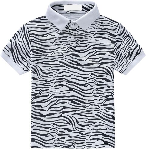 2025 الأطفال العصرية الصيفية البولو قميص الفتيات لطيف ديناصور نشط الجولف Tshirt Toddler Collared زر أسفل بلوزات موحدة موحدة in Kuwait