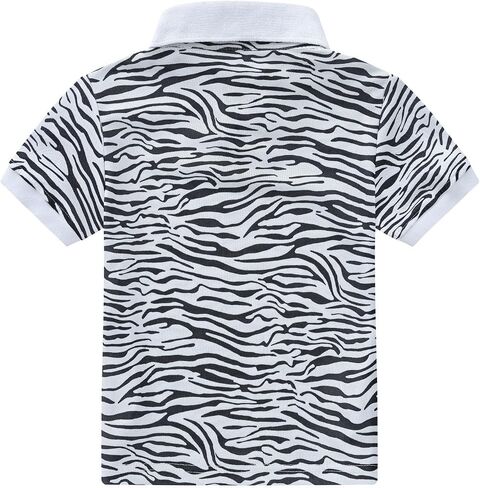 2025 الأطفال العصرية الصيفية البولو قميص الفتيات لطيف ديناصور نشط الجولف Tshirt Toddler Collared زر أسفل بلوزات موحدة موحدة in Kuwait