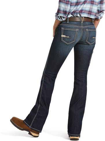 Ariat Female Rebar DuraStretch Riveter Boot Cut Jean Hallow 27 in Saudi Arabia