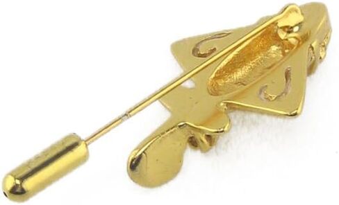Across The Puddle, Ancient Golden Jet-7 Lapel Pin | 24k GP Golden Flyer | Pre-Columbian Quimbaya Airplane Jet | Ancient Aircraft | Ancient Astronauts | Original Golden Jets Collection in Saudi Arabia