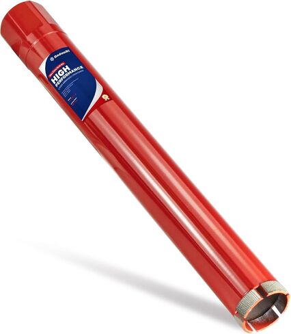 Premium 2 1/2" Wet Core Drill Bit for Hard Concrete with High-Density Diamond, Precision-Welded Segments, 1-1/4"-7 UNC x 14" Depth, Industrial Grade for Concrete Rebar, Brick, Masonry, Asphalt in Kuwait