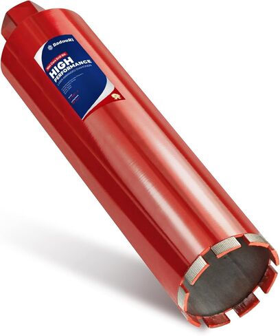 Premium 2 1/2" Wet Core Drill Bit for Hard Concrete with High-Density Diamond, Precision-Welded Segments, 1-1/4"-7 UNC x 14" Depth, Industrial Grade for Concrete Rebar, Brick, Masonry, Asphalt in Kuwait