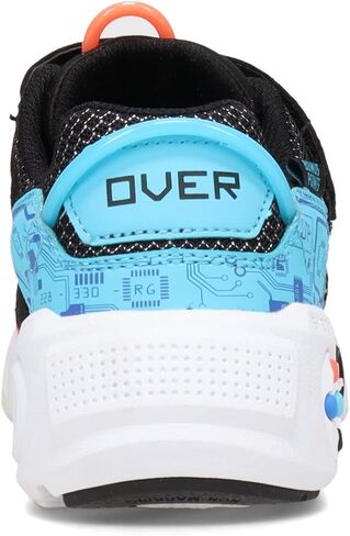 Skechers Kids Boy's Gametronix Sneaker, Blue/Multi, 11 Little Kid in Saudi Arabia