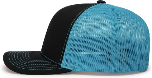 Pacific Headwear Standard Trucker Snapback Cap, Graphite in Saudi Arabia