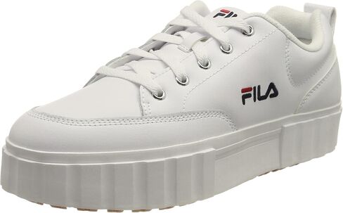 Fila Women's Low-Top Sneakers, White, 8 us in Saudi Arabia