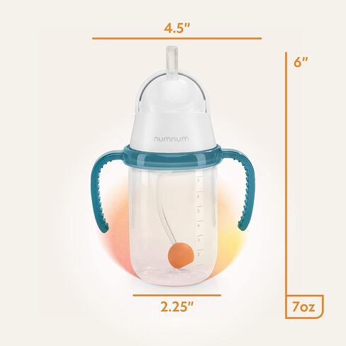 كأس تدريب قش الأطفال ، كأس Sippy Cup Proof Sippy مع قش لمدة 6-12 شهرًا ، أكواب شرب الأطفال ، أساسية للأطفال (حزمة واحدة ، أزرق) in Kuwait