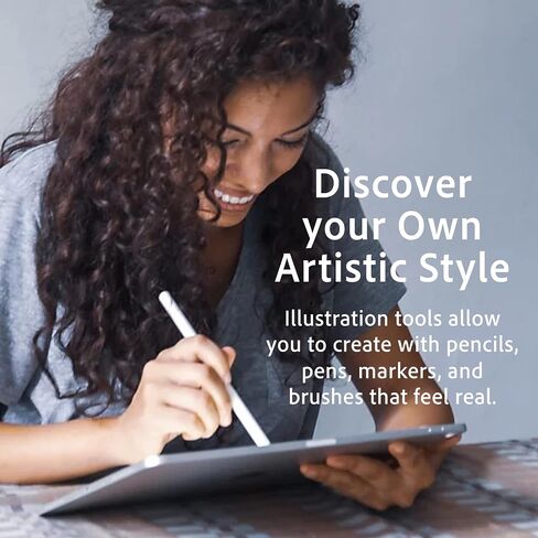 Adobe Photoshop | Photo, Image, and Design Editing Software | 12-Month Subscription with Auto-Renewal, PC/Mac in Saudi Arabia