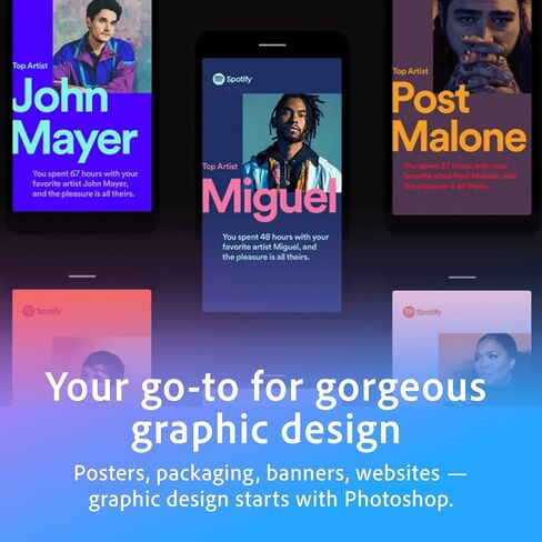 Adobe Photoshop | Photo, Image, and Design Editing Software | 12-Month Subscription with Auto-Renewal, PC/Mac in Saudi Arabia